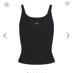 Skims X Dolce & Gabbana Cotton Rib Scoop Tank